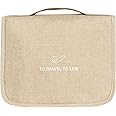 Hanging Travel Toiletry Bag,Flamingo Wash Bag Portable Make Up Bag for Women,Large Capacity Cosmetic Bag Perfect for Travel/Daily Use