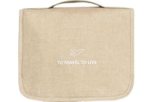 Beauty Case da Viaggio, YumSur Appeso Toiletry Organizer Travel trousse per donne e uomini - perfetto per viaggio/all'aperto