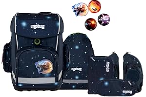 ergobag cubo Light Set ergonomischer Schulanzen, extra leicht, Set 6-teilig, 780 g