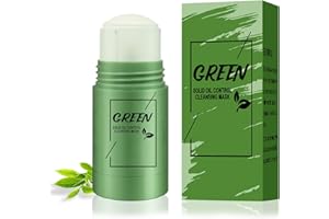 WUIIL Green Mask Stick,Green Tea Mask Stick,Grüntee Purifying Clay Green Tea Mask,Deep Cleansing Smearing Mask, Moisturizing Nourishing Skin,Reduzierung von Mitessern,für Alle Hauttypen