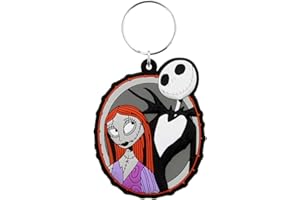 Pyramid International The Nightmare Before Christmas - Llavero Jack & Sally, Multicolor, 4.5 x 6cm (RK38857C)