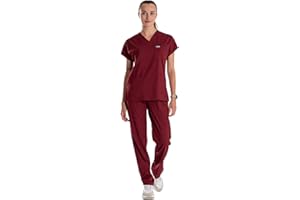 ELLYSHINE Professional Medical Uniforms & Scrubs - Soft Stretch Fabric Scrubs Uniforms Women Set - Scrub Top and Scrub Bottom