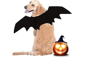 LIBRNTY LIBNRTY Ailes Chauve Souris Chiens,Costume Halloween Chien,hundekostüm Halloween,Déguisement Chauve Souris Chien,hundekostüm spinne,pour la décoration de Grands Moyens Chiens Cosplay