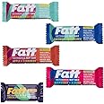 NEW SELECTION - Fatt Keto Snack Bars Variety Pack - 5 Products - 5 Flavours - 2-4g Carbs - 100% Natural Snacks - Low Carb, Low Sugar, High Prebiotic Fibre, Vegan & Sweetener Free - FattBar