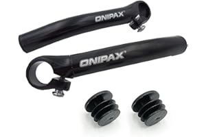 ONIPAX 1 Pair Bicycle Bar Ends Black