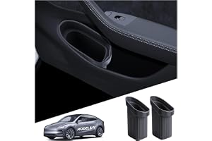 LANTU 2 st bildörr papperskorg för Tesla Model 3/Y interiör papperskorg sidoficka slits-förvaringslåda mjuk silikon Tesla Mod