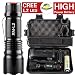 Produktbild LED Militär Taschenlampe, Siswong 1 Set 10000LM Einstellbarer Fokus 5 Modus Draussen Tragbar Jagd Flashlights Handlamp Laternen Stirnlampe
