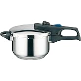 Elo Praktika XS 2.7 Litre Small Pressure Cooker, Silver, Stainless Steel