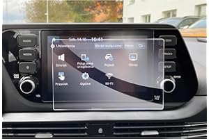 GAFAT 8" Compatible avec Hyundai i20/N Line/Active 2021-2024 2025 Film de Protection d'Écran de Navigation, i20 2023 Film de Protection en Verre pour 8" Touchscreen, Anti-chocs, 9H Anti-Rayures