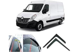 AC WOW Lot de 2 déflecteurs d'air pour Renault Master Nissan NV400 Opel Movano 2010 à présent Van Bus Aménagement Intérieur