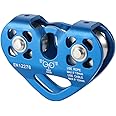 Lixada 30kN Zipline Cable Trolley Pulley with Ball Bearing Rock Climbing Caving Aloft Work Rescue