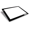 US ART SUPPLY Lightmaster USB Powered 18.75 Diagonal Professional Artist Size (A4) 9 x12 LED Lightbox Board - 5-Volt Light Bright Ultra-Thin 3/8 Profile L.E.D. Light Box Pad with 110V AC Power Adapter, USB Adapter to P