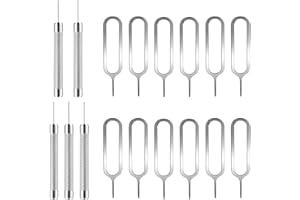 Lmyzcbzl SIM-Karten-Entfernungswerkzeug, 17 Stück SIM Kartenfach Auswurfstift, Werkzeug zum Entfernen von SIM-Karten, SimKarte Brett Entferner