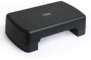 joyionic Stepper De Fitness Planche Á Surpiqûre Aérobic Multifonction Réglable En Hauteur Noir Taille Au Choix