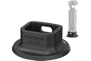 NEEWER Silicone Stand Base for Pocket 3, ø64mm Nonslip Soft Stable Anti Scratch Desktop Camera Mount Support Base Accessory Compatible with DJI Osmo Pocket 3 Gimbal Camera, AC020