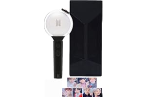 EATAN BTS Army Bomb Lightstick Ver 4 mapa, personaliza el color a través de la aplicación de conexión Bluetooth para concierto y luz (incluyendo 7 tarjetas)…
