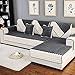 Produktbild DW&HX Gesteppter Sofabezug Möbel-protector für haustier hund ,3 sitze Volltonfarbe Verdicken sie Sofaüberwurf Anti-rutsch -H 43x83inch(110x210cm)