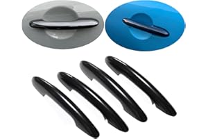 UVCANY MINI F54 F55 F60 Schwarz glänzend Außentürgriffe-Kappen Blenden, Auto Türgriff Verkleidung für Mini Cooper F54 Clubman F55 hatchback F60 Countryman(Schwarz glänzend, Kein schlüssellosem Zugang)