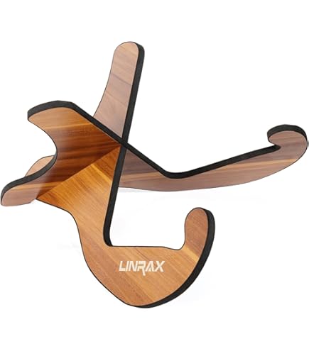 Supporto Per Chitarra In Legno Di Acacia Donner DS-3 - Universale Per Chitarra Acustica, Elettrica E Basso - Foto 6