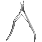 Staleks Pro profesyonel tırnak derisi pensesi, 4 mm, yaylı, paslanmaz &ccedil;elik, manuel bileme NS-80-4