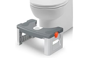 Nagoyuki Toilettenhocker Erwachsene, Klappbarer Toilettenhocker - Schnelle Hilfe gegen Hämorrhoiden, Blähbauch, Verstopfung,Blähungen. für Erwachsene - Ergonomischer Klohocker fürs Badezimmer