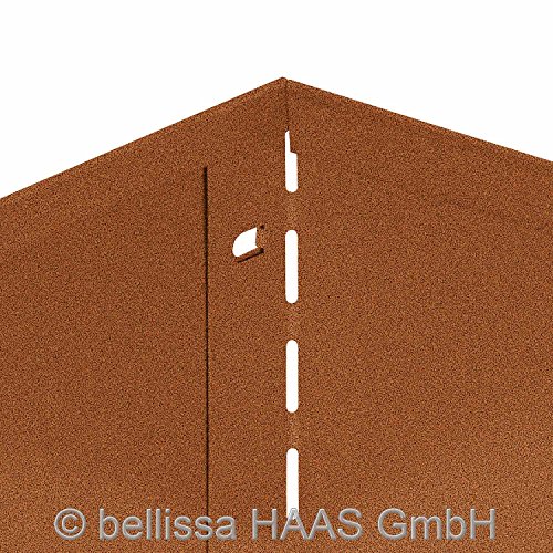 Rasenkante corten L.118 x H.13 cm (10) - 6