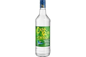 Canario - echter brasilianischer Cachaca aus Zuckerrohr (1 x 1,0 l) - der perfekte Begleiter für eine Caipirinha oder auch Pur ein Genuss - das brasilianische Nationalgetränk