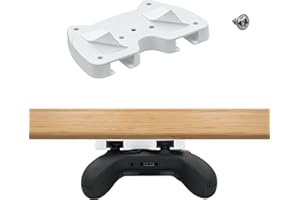 ‎TOLESUM Tolesum Xbox Controller Untertisch Holder Halterung für Xbox ONE, Xbox Series X & S, Xbox 360, Game Controller Under Desk Mount Horizontaler Ständer Tisch Halter für Aufbewahrung mit Klebeband-Weiß