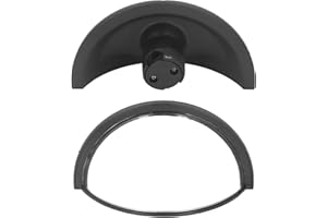 LEAPITURE Espejo retrovisor carretilla elevadora, Espejo convexo gran angular puntos ciegos Convexo, ajustable Para la mayoría las carretillas elevadoras