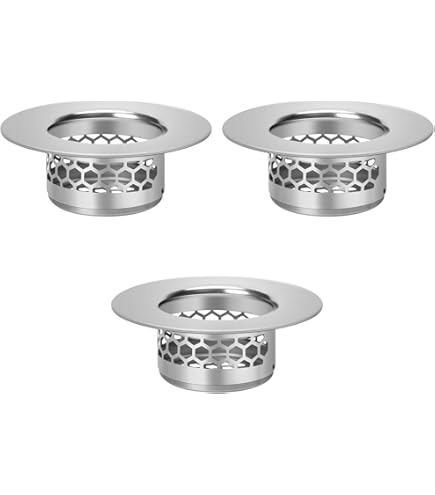 Filtro Lavandino In Acciaio Inox 304 - Antiottoppo E Antiparassiti, 5,5x5 Cm - Foto 3