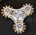 Produktbild Hand Fidget Spinner, Blicker 2/3 Zahnräder Rad Metall Finger Spinner EDC ADHD Focus Spielzeug für Kinder Erwachsene (Silber, 3 Geer)