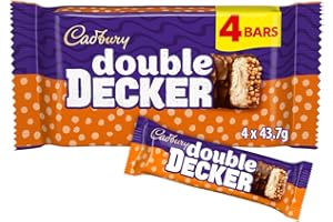 Cadbury Double Decker batonik czekoladowy 4 szt. 174,8 g