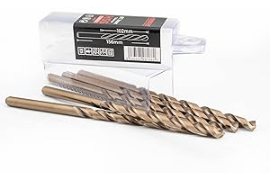 Ferrcan Punte per metallo HSS DIN340 M35 cobalto taglia lunga (confezione da 5 pezzi per misura) (7 mm)