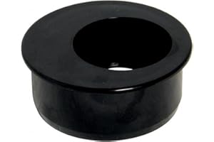 FLOPLAST 110mm Soil Pipe Rainwater 110x68 Reducer - Black