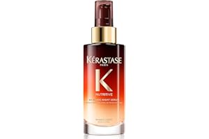 ‎KERASTASE Kérastase Nachtserum für trockenes Haar, Nährend und glättend für mehr Glanz und Geschmeidigkeit, 8H Magic Night Serum, Nutritive, 90 ml