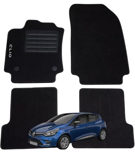 Tappetini gomma per Renault Clio 2019 - 2026 | Vestibilità perfetta