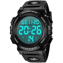 Orologio Digitale Uomo Sportivo Militare: Grande Display LED, Sveglia, Cronometro E Impermeabile - Regalo Resistente E Stiloso