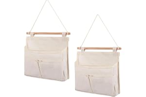Hängande organizer, 2 stycken hängande organizer linne vägg hängande förvaring