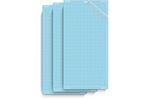 NICAPA - Tappetino da taglio per Silhouette Cameo 3/2/1 [Light-Grip, 12 x 24", 3 pezzi] Tappetino da taglio quadrato flessibile e antiscivolo, set di accessori in vinile