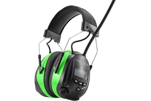 PROTEAR Cuffie Antirumore Bluetooth con radio DAB/DAB+/FM, microfono integrati, per taglio, segatura, officina,SNR 30dB