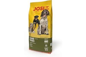 JosiDog Lamb Basic karma dla psów ze smaczną jagnięciną, sucha karma premium dla dorosłych psów, Powered by JOSERA, 1 sztuka