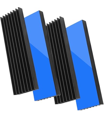 32 Pezzi (8 set) Dissipatore di Calore per Raspberry Pi 4B Kit di Raffreddamento del Radiatore del Dissipatore di Calore in Alluminio con Adesivo Termoconduttivo per Raspberry Pi 4 Modello B