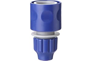 Tatay Conector Rápido Top Line para Mangueras de 9 mm, Conector a Racor Universal, Fácil Instalación, Protección Solar, Azul