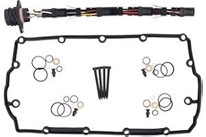 DOO ENGY Leitungssatz Einspritzdüse Pumpe Düse Dichtungssatz Schrauben Kabelbaum Ventildeckeldichtung für Tiguan Transporter T5 Golf 6 5 4 Pa-ssat Tour-an Polo A3 8P A4 A6 Q3 Leon Ibiza Fabia Oc-tavia Superb