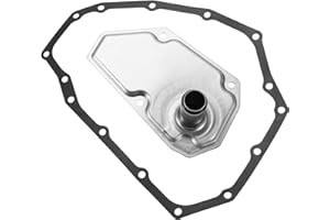 HEROFFIX 1 Set Transmission Filter Gasket Kit for Nissan Kicks 2018-2024 Engine Automatic Transmission Filter Kit No.3172850X0A Silver Tone Metal Rubber