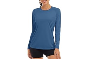 TACVASEN Womens Long Sleeve Tops UV Sun Protection Shirt UPF 50+ Outdoor Performance T-Shirt
