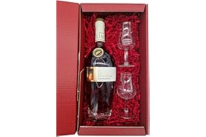 TABAKLAND ...ALLES WAS ANMACHT! Scheibel Premium Plus Moor-Birne Brandy 40% Vol. + 2 hochwertige Gläser im Geschenkset (1 x 0,7 Ltr)