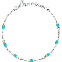 Cavigliere Donna FUNEIA Oro 14K – Set Boho Con Perle, Cuore E CZ – Impermeabili E Regolabili