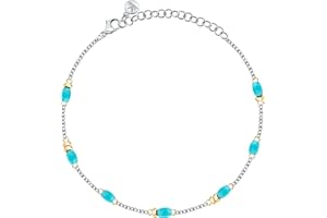 MORELLATO Cavigliera Donna in Acciaio e Pietre Agata Colorata, Collezione COLORI SUMMER - SAXQ19