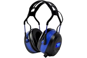 Gardtech, cuffie di protezione per l'udito con radio/Bluetooth/FM, paraorecchie di sicurezza con NRR 29dB, cuffie antirumore per uomini e donne, cuffie di protezione per tiro e falciatura